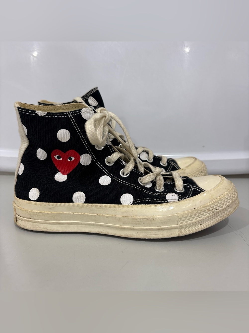 Comme Des Garçons x Converse Polka Dot High Top Sneaker